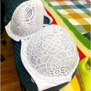 Auden Target lavender light purple lace detail bra 40DDD plus size